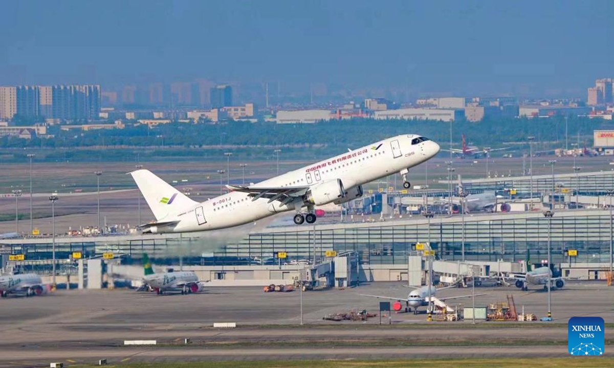 China's C919 Passenger Plane Completes Inaugural Commercial Flight From ...