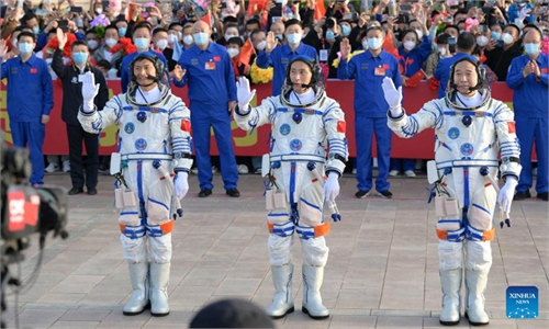 See-off Ceremony Held For Chinese Astronauts Of Shenzhou-16 Mission ...