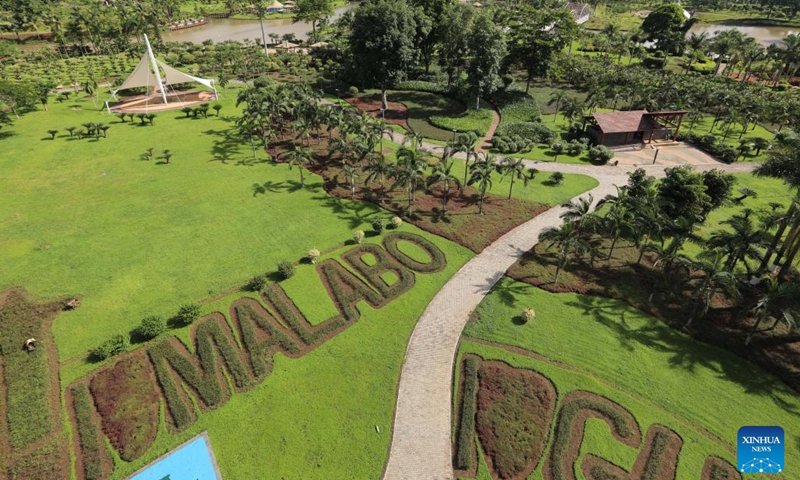 This photo taken on June 12, 2023 shows the scene of Malabo National Park in Malabo, Equatorial Guinea. Malabo National Park is one of the largest city parks in Central Africa. The construction of the park has enriched the cultural life of Equatorial Guinea(Photo: Xinhua)