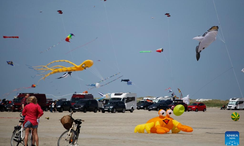 Chinese kites get warm welcome at Denmark's International Kite Festival ...