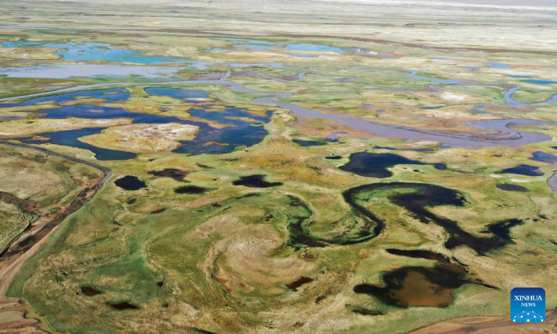 View of Yanchiwan Wetlands in NW China - Global Times