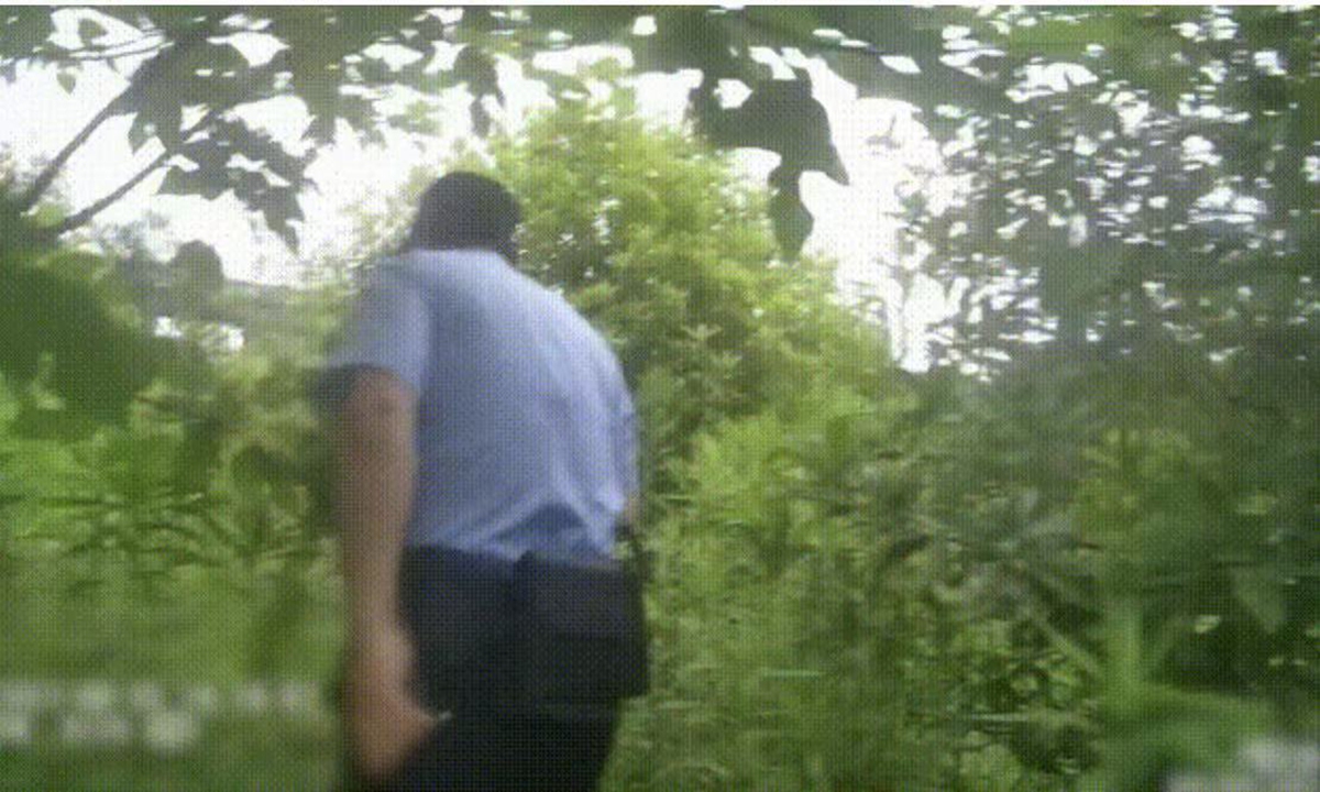 The police is looking for A man in Hangzhou, the provincial capital of East China's Zhejiang Province, lost his way in the green belt and was trapped for four days and three nights.Photo: Guancha News