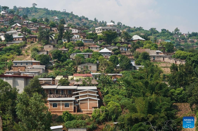 This photo taken on June 22, 2023 shows a city scene in Bujumbura, Burundi. Bujumbura is economic capital, the largest city and main port of Burundi. (Xinhua/Han Xu)