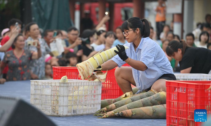 Bamboo Shoot Competition Held In Liucheng S China S Guangxi Global Times   506fefff Fb8c 42be 9939 03afafdd9810 