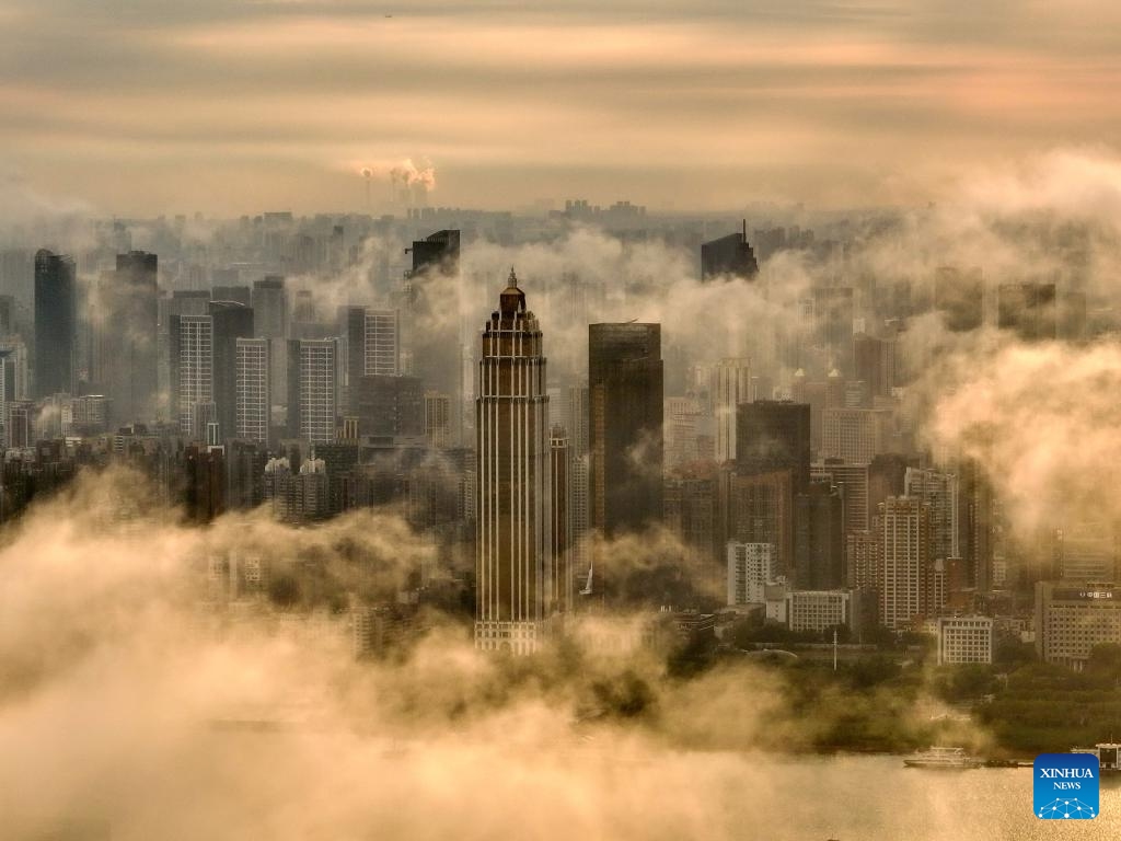 This photo taken on July 19, 2023 shows a view of Wuhan, central China's Hubei Province, after a rain.(Photo: Xinhua)