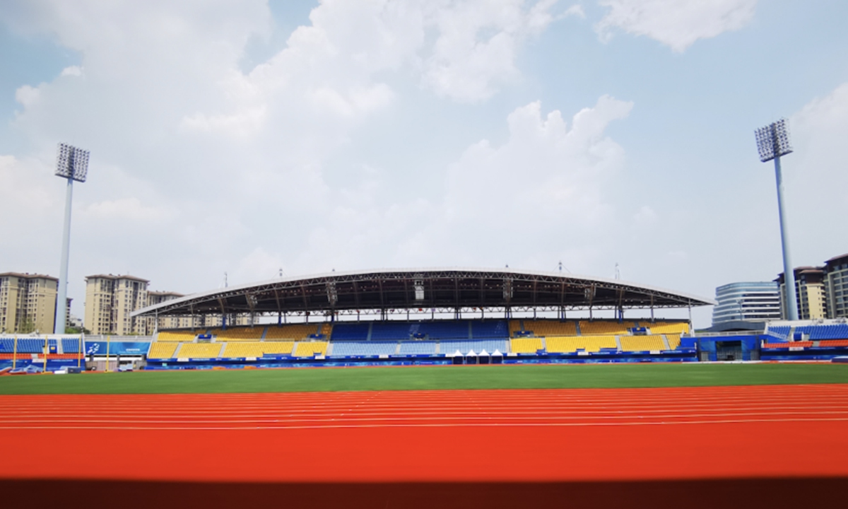 The Shuangliu Sports Center Stadium in Chengdu Photo: Wang Huayun/ Global Times 