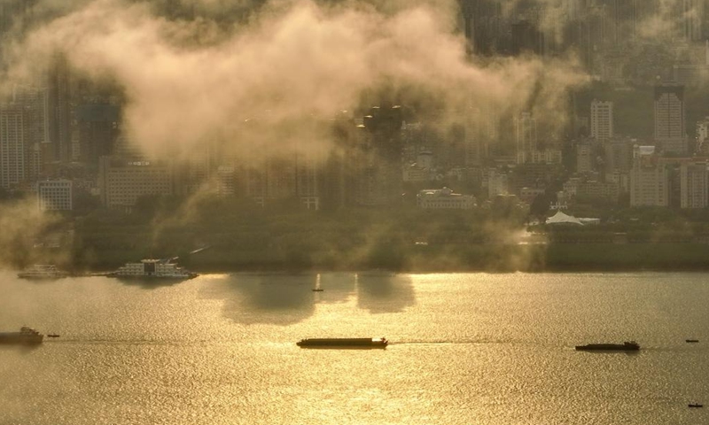 This photo taken on July 19, 2023 shows a view of Wuhan, central China's Hubei Province, after a rain.(Photo: Xinhua)