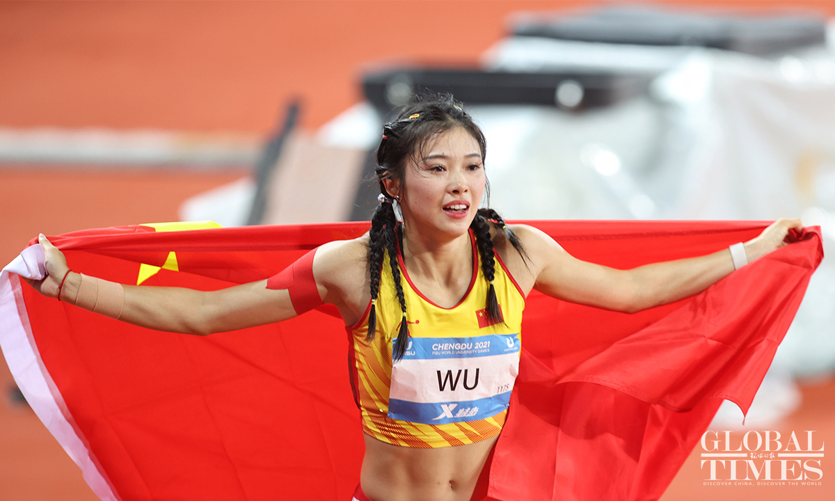 Chinese athletes participate in the finals of track and field at ...