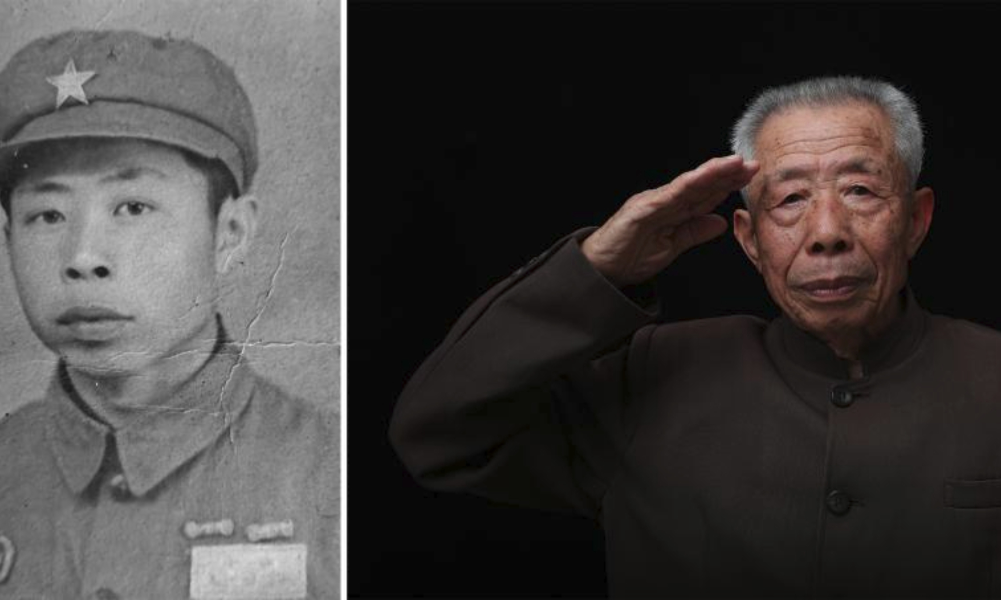 This combo photo shows the portrait of Guan Changyi on July 15, 2020. Born in 1930, Guan participated in the War to Resist U.S. Aggression and Aid Korea in 1950, serving as a radio operator.

Seventy-three years ago, the Chinese People's Volunteers (CPV) crossed the Yalu River and fought alongside the army of the Democratic People's Republic of Korea, eventually winning the War to Resist U.S. Aggression and Aid Korea in 1953.

Thursday marked the 70th anniversary of the victory of the War.

Photographers from Xinhua took portrait photos of some CPV veterans. (Xinhua/Yang Qing)