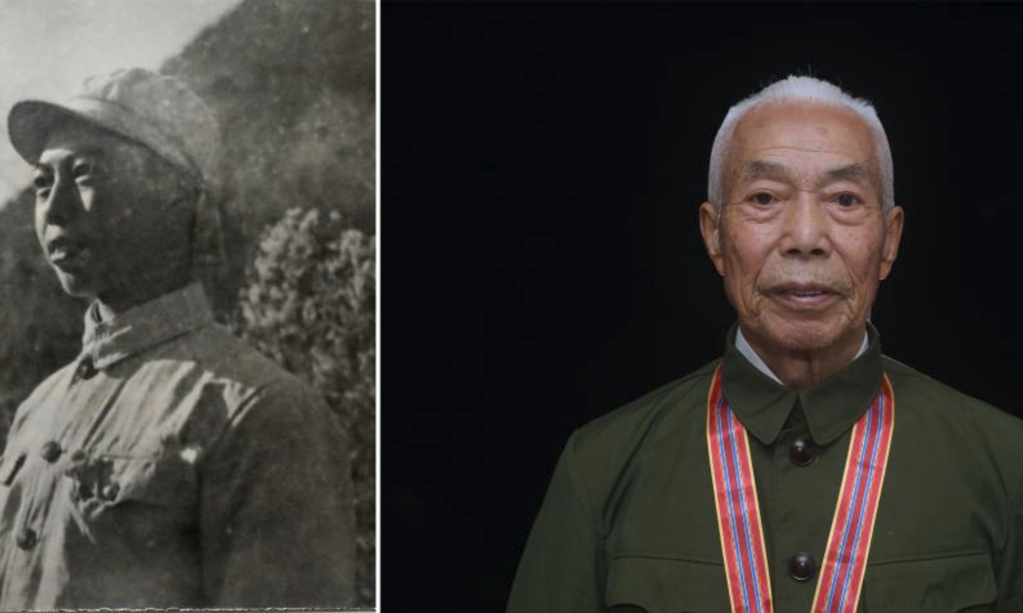 This combo photo shows the portrait of Xiang Fengyu on July 4, 2023. Born in 1933, Xiang participated in the War to Resist U.S. Aggression and Aid Korea in 1951, serving as a communication officer.

Seventy-three years ago, the Chinese People's Volunteers (CPV) crossed the Yalu River and fought alongside the army of the Democratic People's Republic of Korea, eventually winning the War to Resist U.S. Aggression and Aid Korea in 1953.

Thursday marked the 70th anniversary of the victory of the War.

Photographers from Xinhua took portrait photos of some CPV veterans. (Xinhua/Yang Qing)