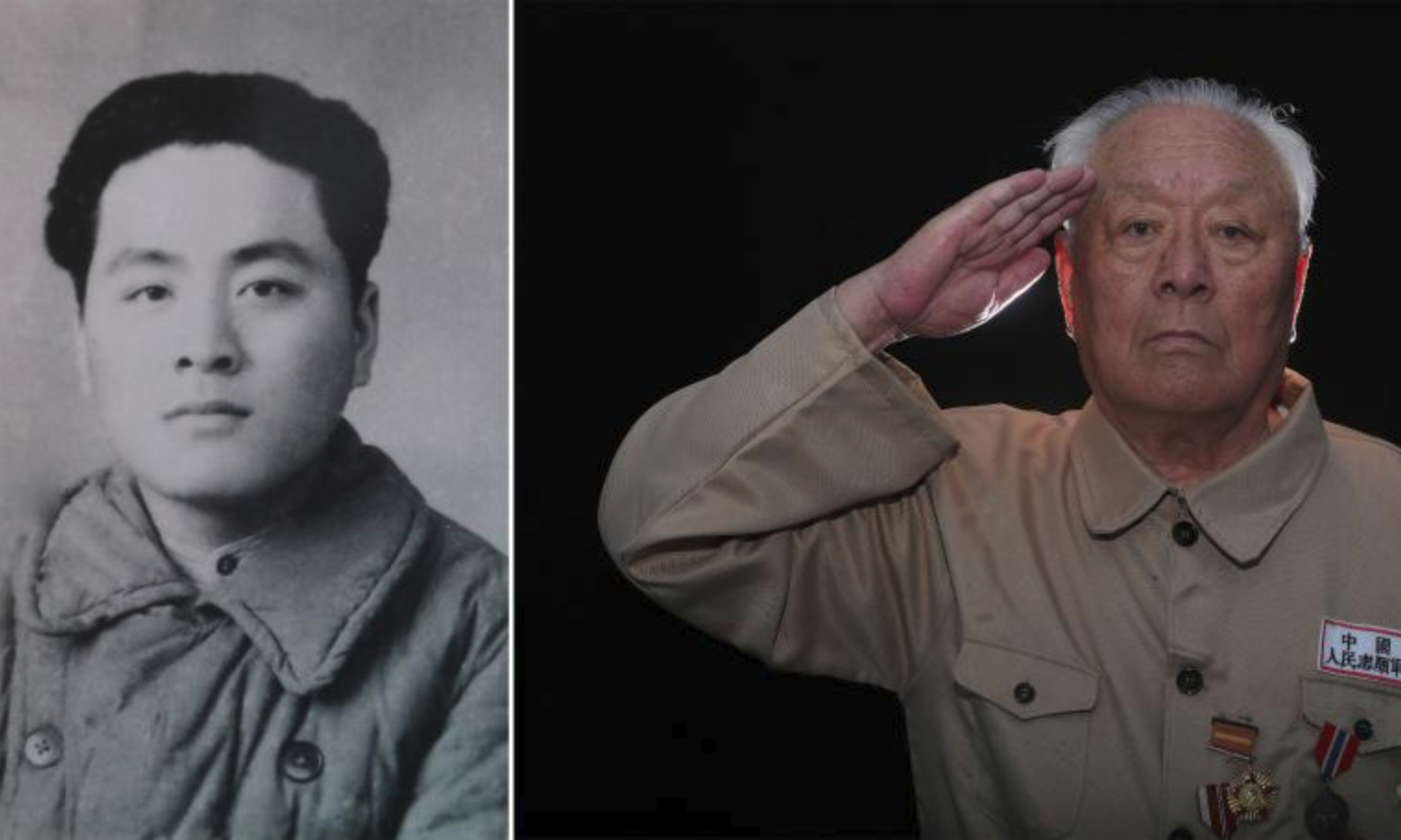 This combo photo shows the portrait of Yang Diansheng on Aug. 13, 2020. Born in 1932, Yang joined the Chinese People's Volunteers (CPV) as an automobile assistant in 1950.

Seventy-three years ago, the Chinese People's Volunteers (CPV) crossed the Yalu River and fought alongside the army of the Democratic People's Republic of Korea, eventually winning the War to Resist U.S. Aggression and Aid Korea in 1953.

Thursday marked the 70th anniversary of the victory of the War.

Photographers from Xinhua took portrait photos of some CPV veterans. (Xinhua/Yang Qing)