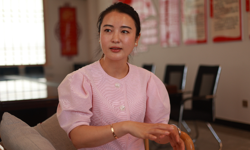 Yang Lina, General Manager of Yanbian Guangdong Korean Folk Tourism Service Company Photo: Ma Wenxin