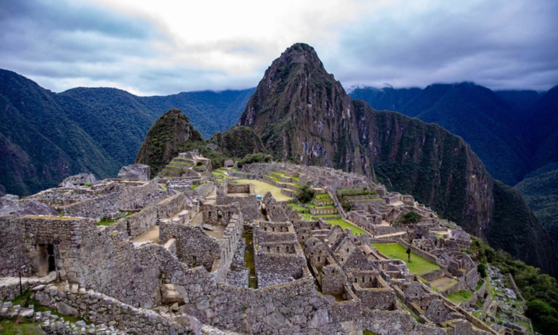 The historic relics of Machu Picchu, Peru. (Photo provided by the Embassy of Peru in China)