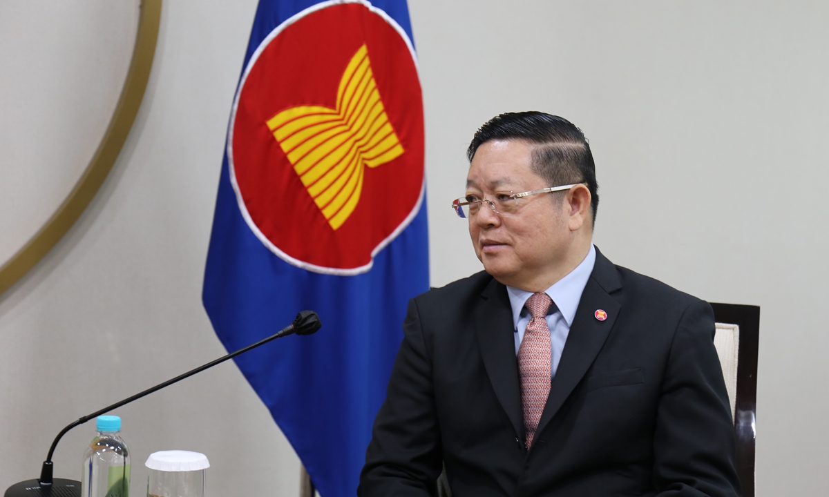 Kao Kim Hourn, Secretary-General of ASEAN Photo: Zhao Juecheng/GT