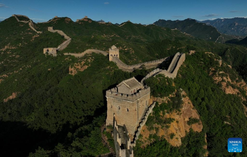 Aerial View Of The Great Wall Stock Photo - Download Image Now