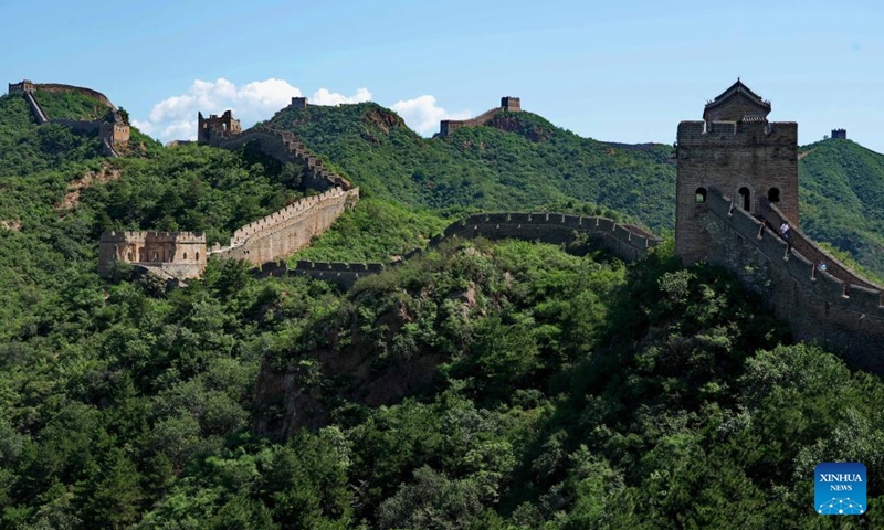 Aerial view of Jinshanling section of Great Wall in Hebei - Global Times