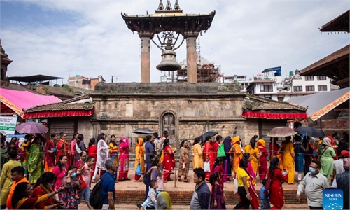 Krishna Janmashtami festival celebrated in Lalitpur, Nepal - Global Times