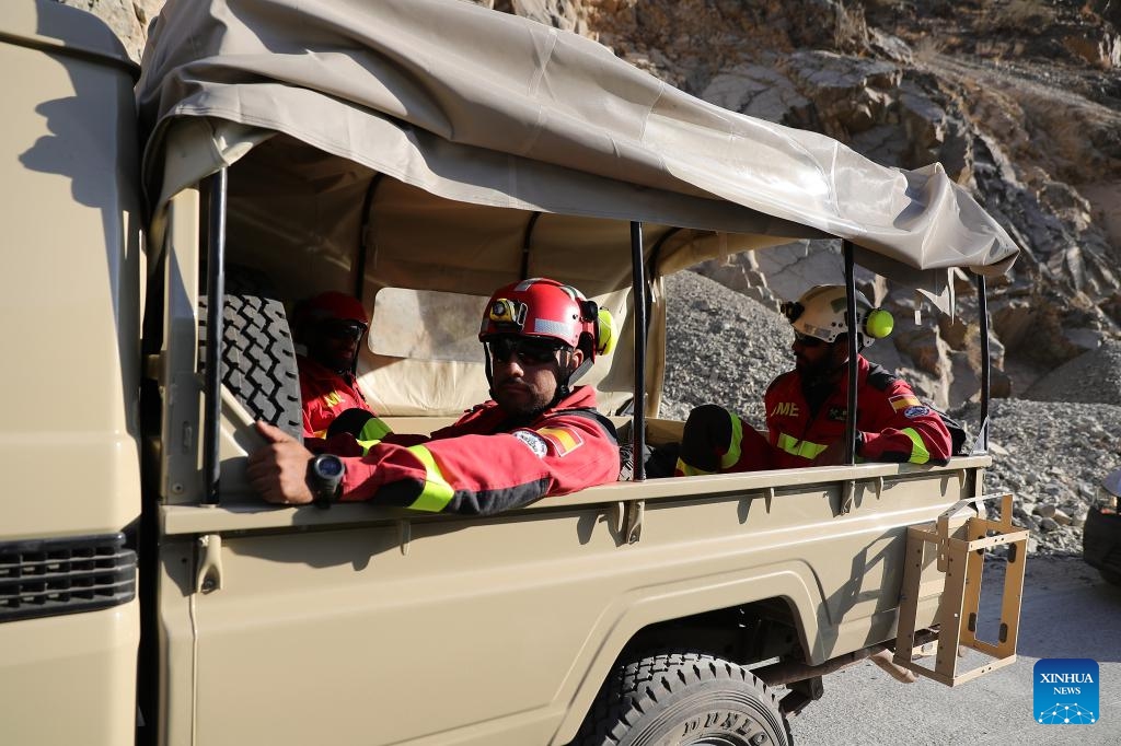 Rescuers head to work in Al Haouz Province, Morocco, Sept. 12, 2023. The death toll from the devastating earthquake in Morocco has risen to 2,901, and the injuries to 5,530, according to the latest statement released by the Moroccan government on Tuesday(Photo: Xinhua)