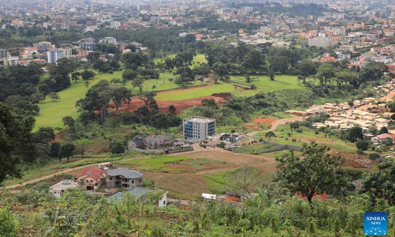 This photo taken on Sept. 15, 2023 shows the city view in Yaounde, Cameroon. Situated on the hilly areas of central Cameroon at an altitude of 750 meters, Yaounde is the capital and second largest city in Cameroon.(Photo: Xinhua)