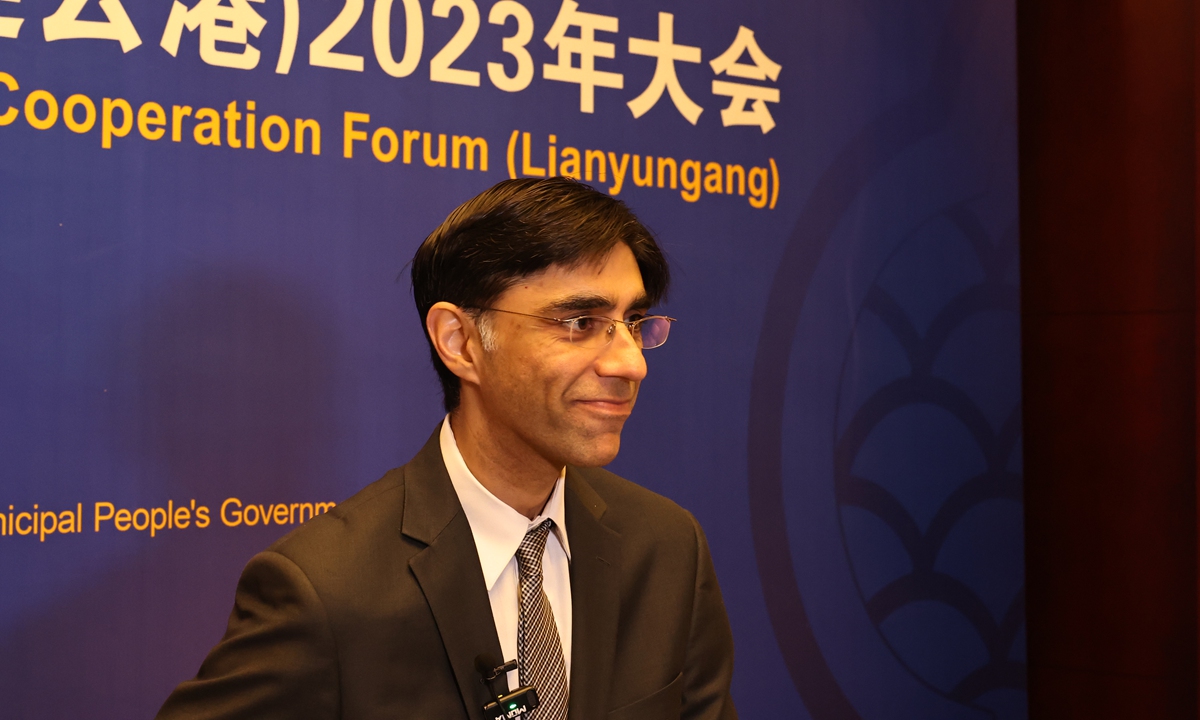 Moeed Yusuf, former national security advisor of Pakistan photo: Deng Xiaoci/GT 