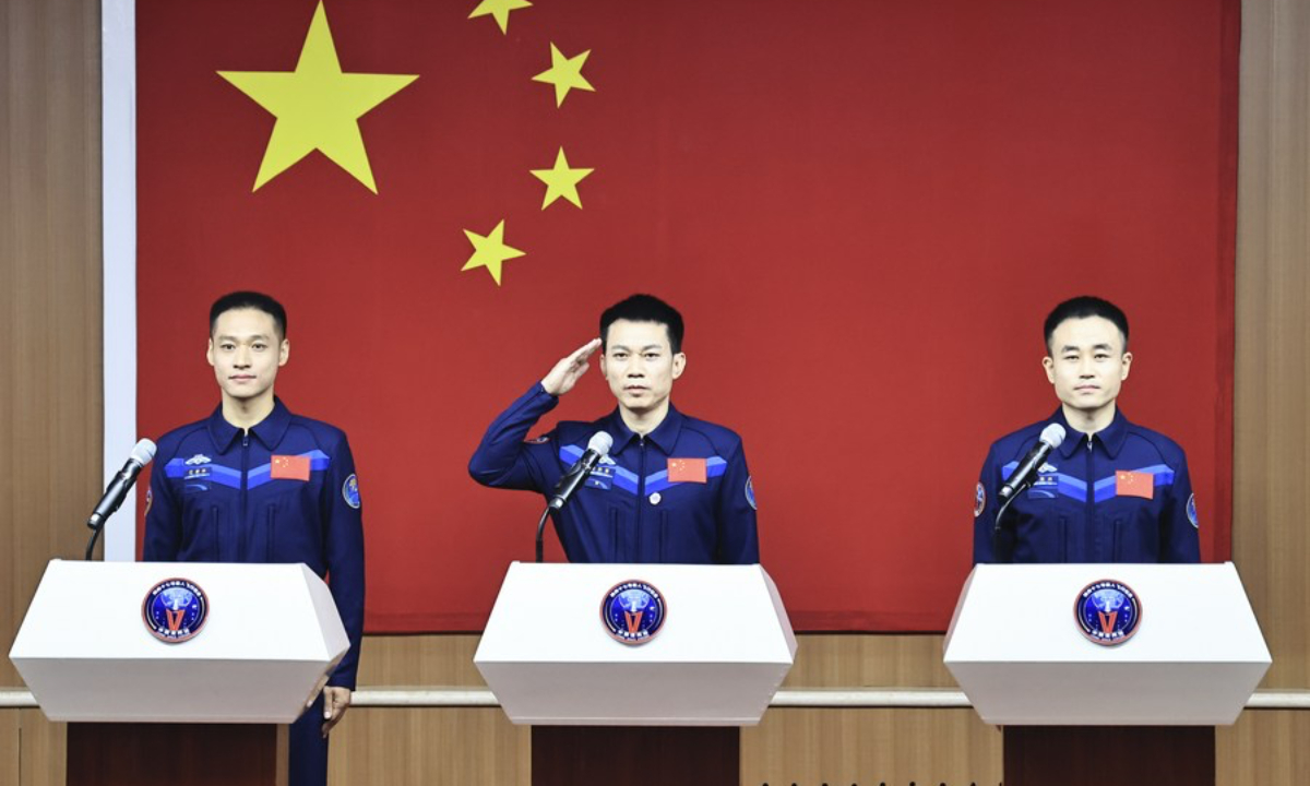 Tiangong Space Station Sees Reunion Of Six Taikonauts - Global Times