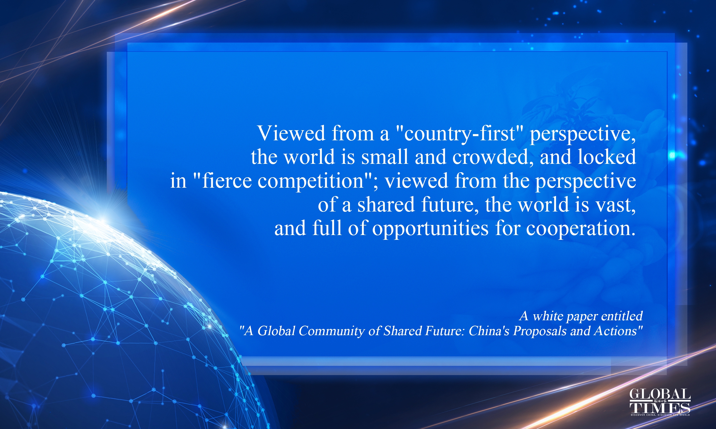 Source: A white paper titled A Global Community of Shared Future: China's Proposals and Actions. 
Editor: Yu Tianjiao/GT; Graphic: Xu Zihe/GT