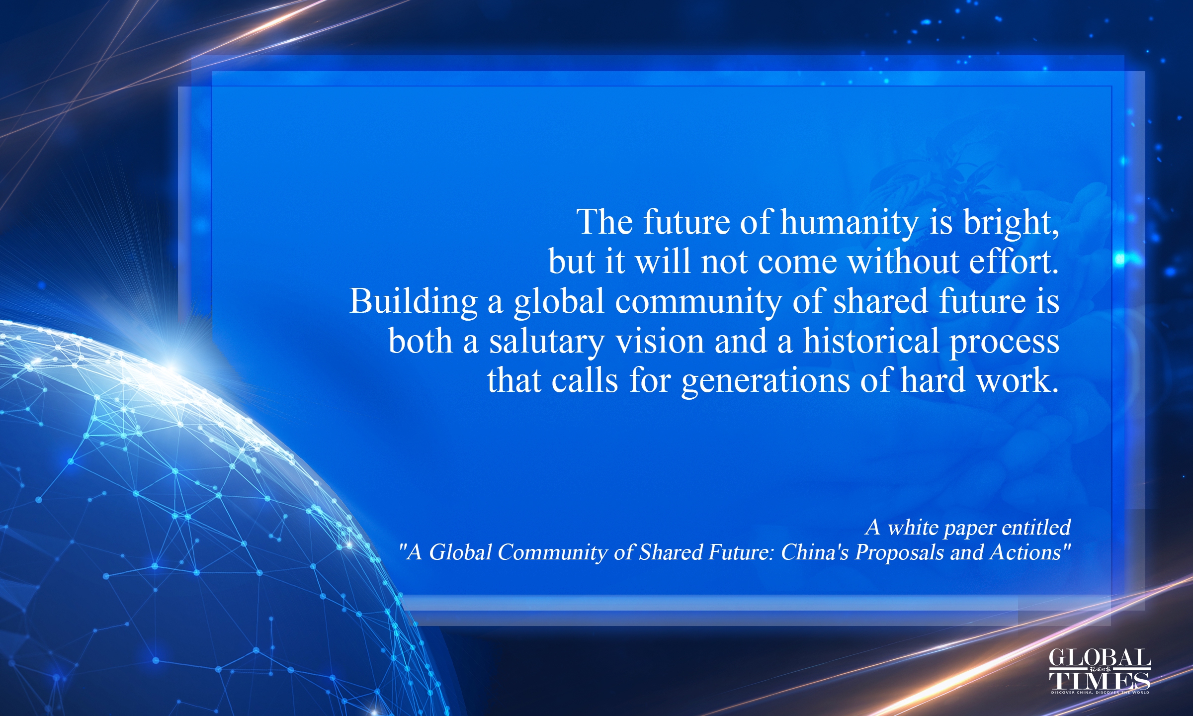 Source: A white paper titled A Global Community of Shared Future: China's Proposals and Actions. 
Editor: Yu Tianjiao/GT; Graphic: Xu Zihe/GT