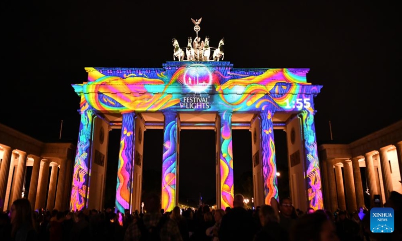 2023 Festival of Lights opens in Berlin - Global Times