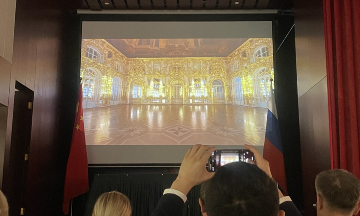 People attend the Catherine Palace event at the Russian Culture Center in Beijing on October 10, 2023. Photo: Bi Mengying/GT