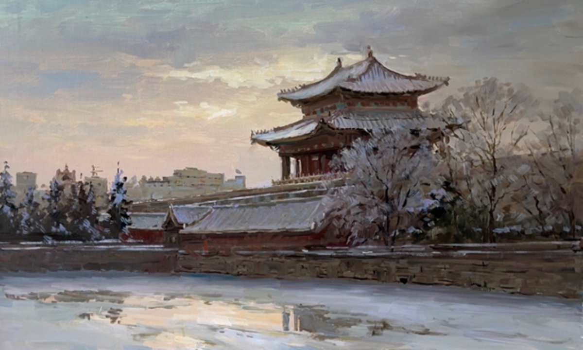 <em>The Forbidden City</em> painted by Valentin Dmitriev Photo: Courtesy of organizers