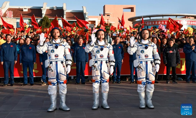 See-off Ceremony Held For Chinese Astronauts Of Shenzhou-17 Mission ...