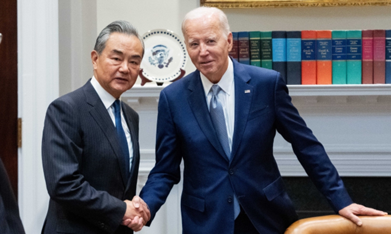 Wang Yi meets Joe Biden, calls for joint effort for potential meeting ...