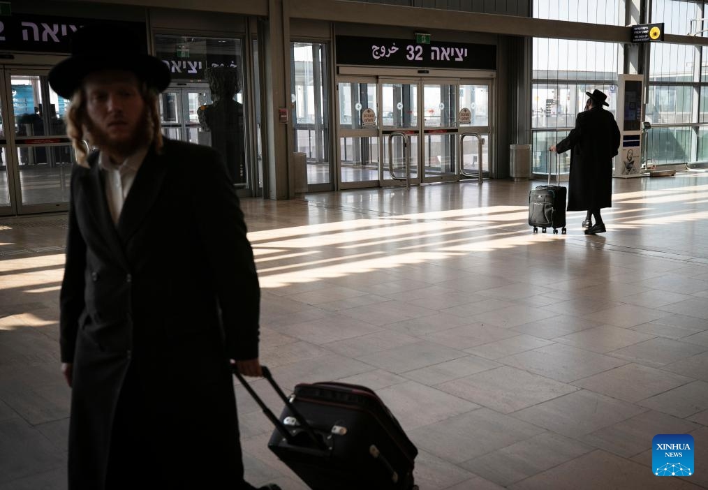 This photo taken on Oct. 31, 2023 shows an interior view of Ben Gurion International Airport near Tel Aviv, Israel. The Ben Gurion International Airport has seen continuous decline in passenger traffic due to the ongoing Israeli-Palestinian conflict.(Photo: Xinhua)