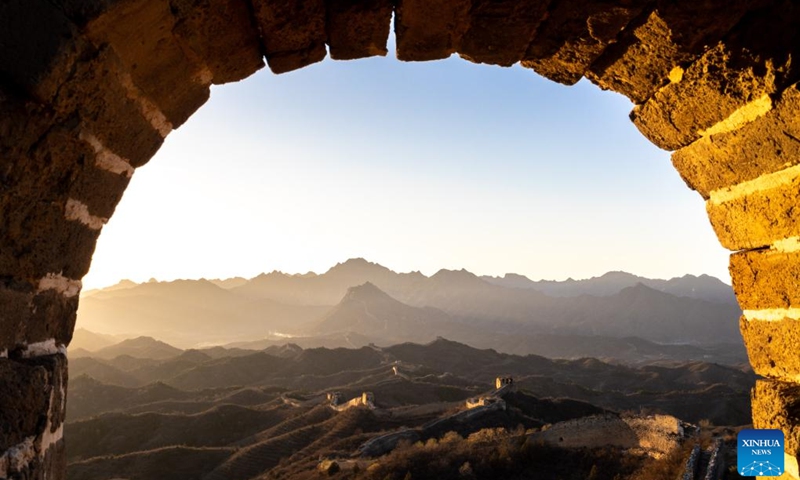 This photo taken on Nov. 14, 2023 shows the Gubeikou Great Wall in Beijing, capital of China.(Photo: Xinhua)