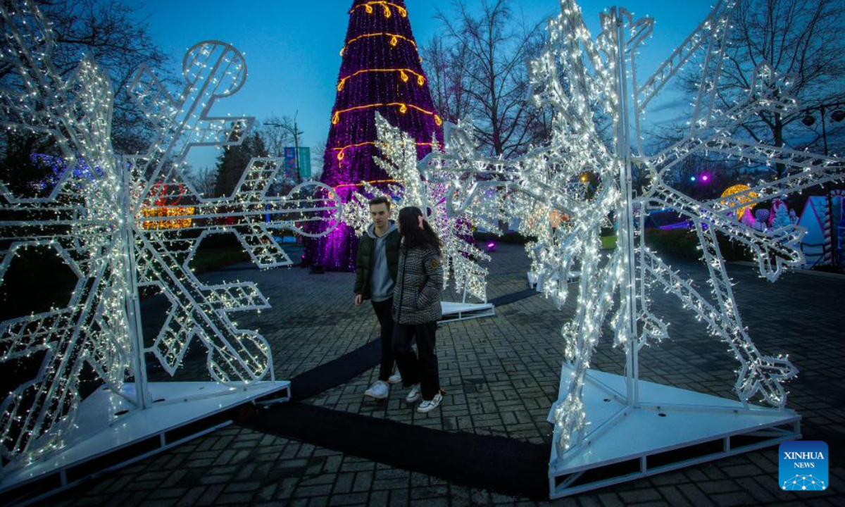 People visit the PNE Winter Fair at the Pacific National Exhibition in Vancouver, British Columbia, Canada, Dec. 8, 2023. Photo:Xinhua