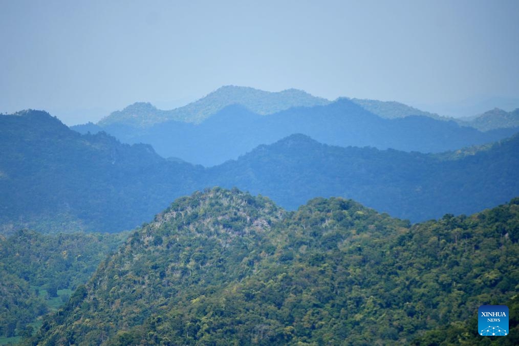 This photo taken on Dec. 11, 2023 shows a view of the Khao Yai National Park, Thailand. The annual International Mountain Day is marked on Dec. 11.(Photo: Xinhua)