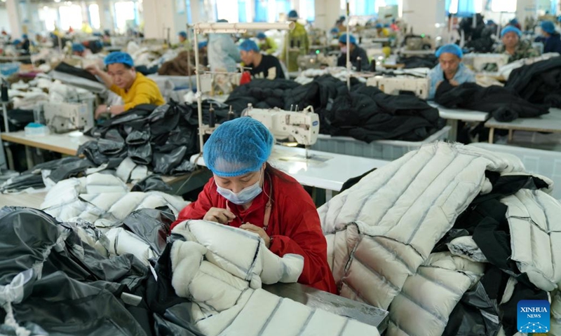 Pinghu in E China sees rapid development in down garment industry ...