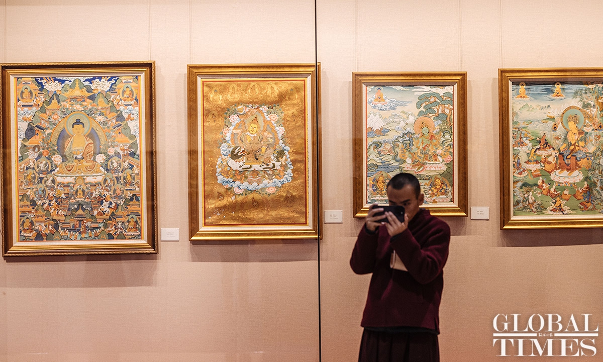 Exhibition Showcasing Regong Arts Held In Beijing - Global Times