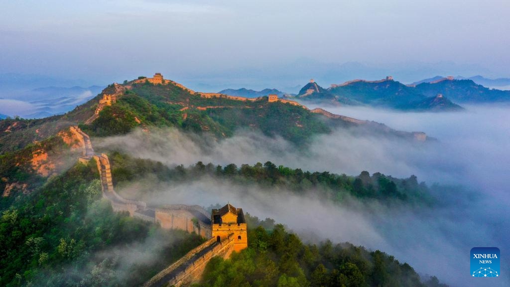 Aerial view of Great Wall through four seasons - Global Times