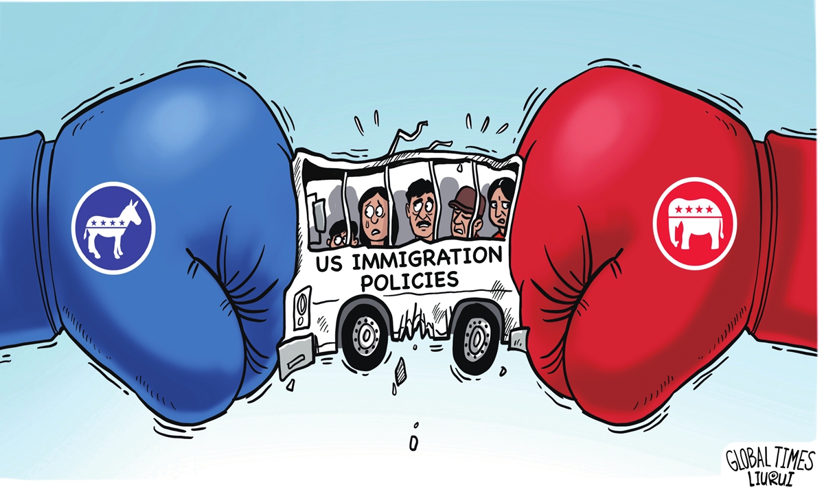 Squashed by partisanism.Illustration: Liu Rui/GT