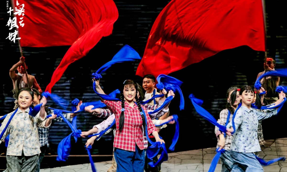 Promotional material for drama <em>Miyun 10 Sisters</em> Photo: Courtesy of Beijing Art Performance Group