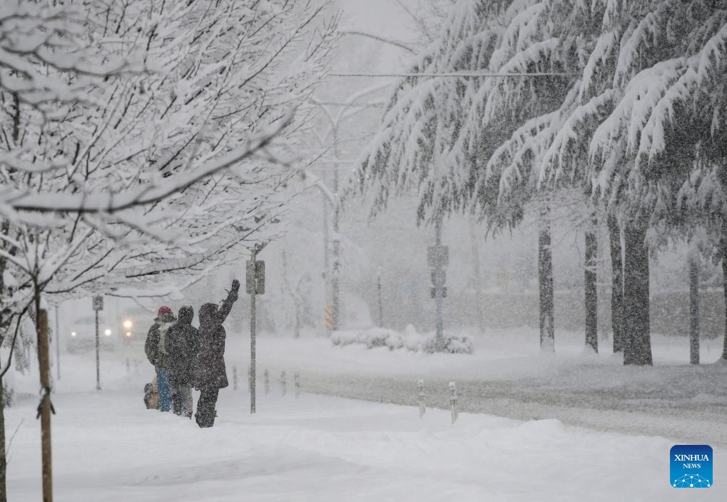 Heavy snow hits Vancouver, Canada Global Times