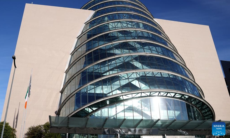 The Convention Centre Dublin is pictured in Dublin, Ireland, Jan. 15, 2024. (Xinhua/Li Ying)