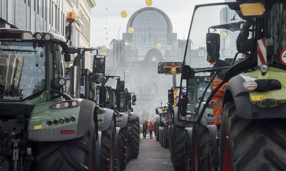 Farmers’ protest - Global Times