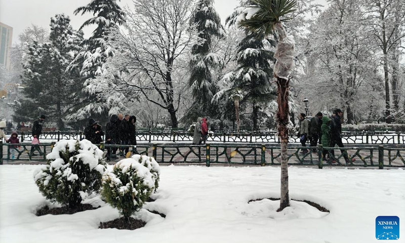 People Walk Amid Snow In Tehran Iran Global Times   Effcf573 6beb 4ad6 Acc3 Cef9144cfa49 