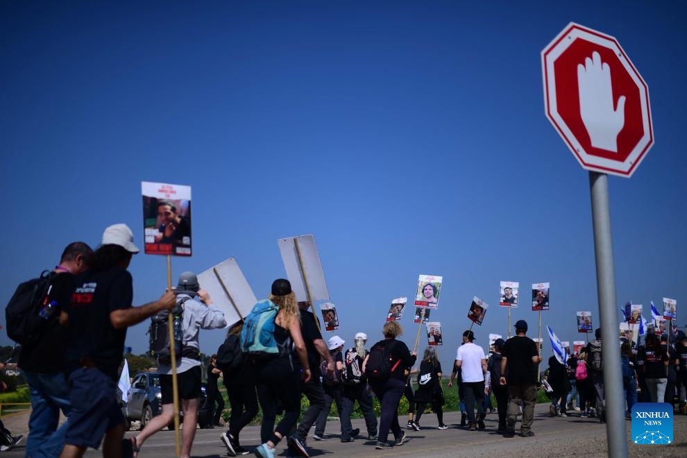 Israeli Families March To Demand Release Of Hostages Held By Hamas ...