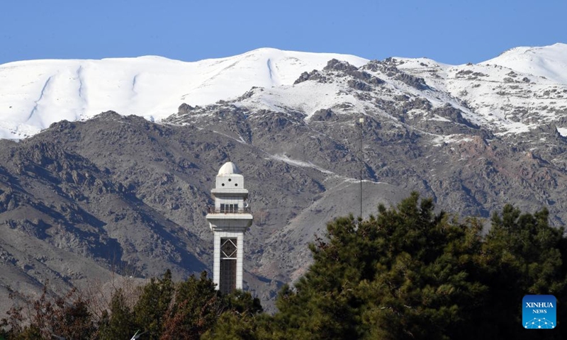 Snow mountains are seen from Tehran, Iran, March 9, 2024.(Photo: Xinhua)