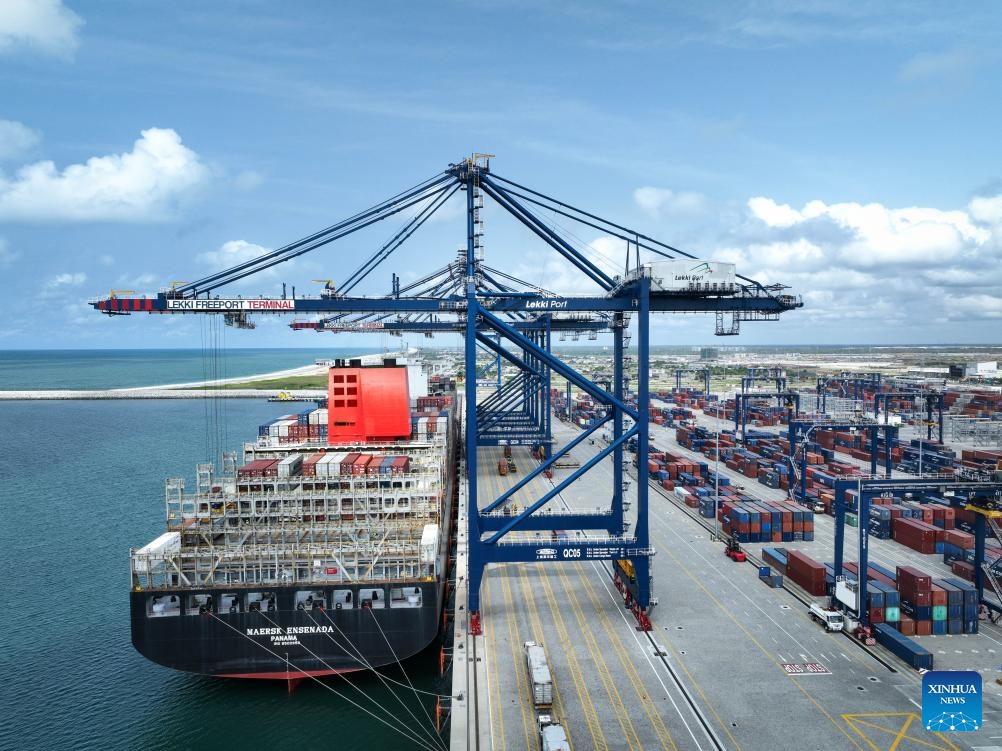 View of Lekki port in Lagos, Nigeria - Global Times