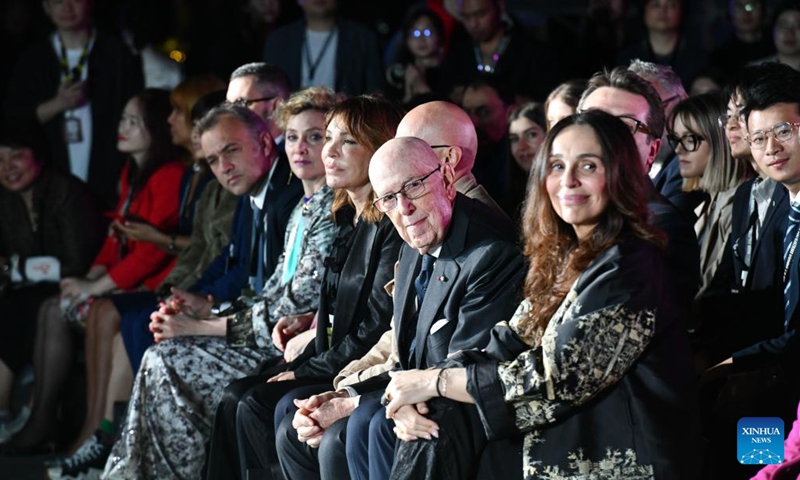 Guests from Milan of Italy are seen during the opening ceremony of the Shenzhen-Milan Lifestyle Week in Shenzhen, south China's Guangdong Province, March 19, 2024.(Photo: Xinhua)