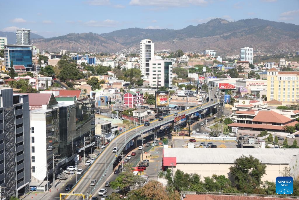 This photo taken on March 21, 2024 shows a view in Tegucigalpa, Honduras.(Photo: Xinhua)